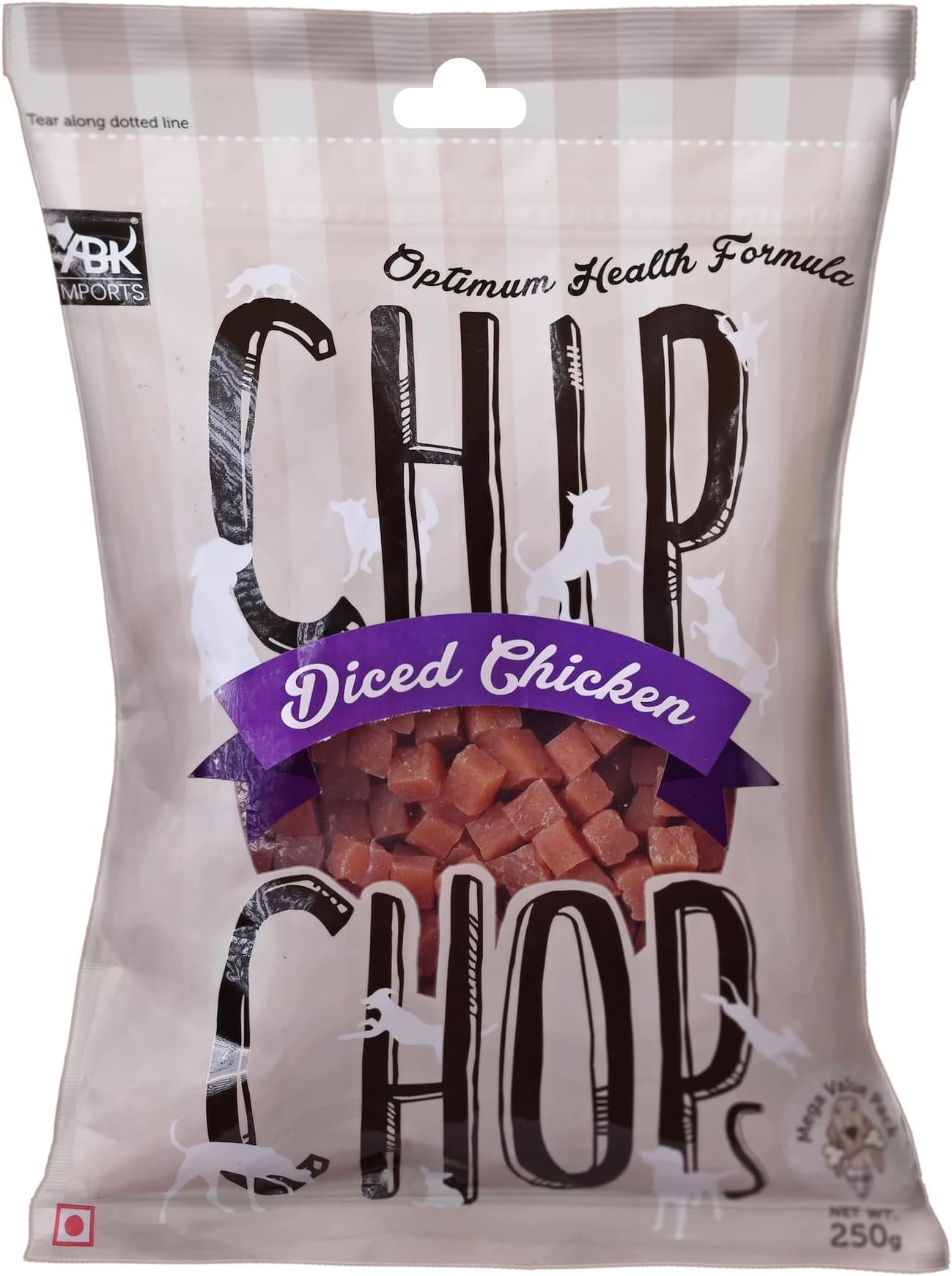 Chip Chops Diced ChickenDog Treat,Single Pack - 250g