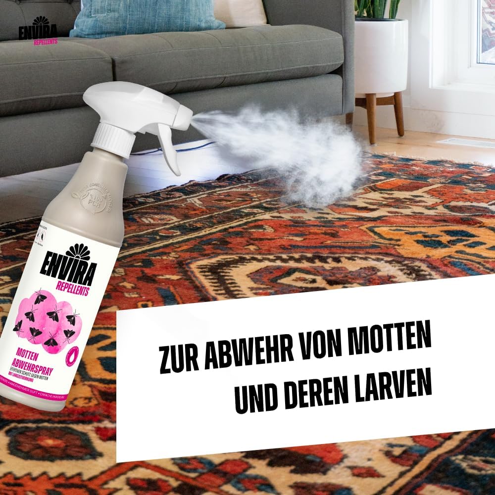 Envira – Mottenspray + Spinnenspray Set – 2x 500 ml