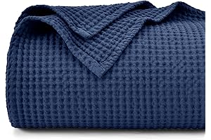 Lightweight and Breathable Waffle Weave Blanket by The Big Blanket Company