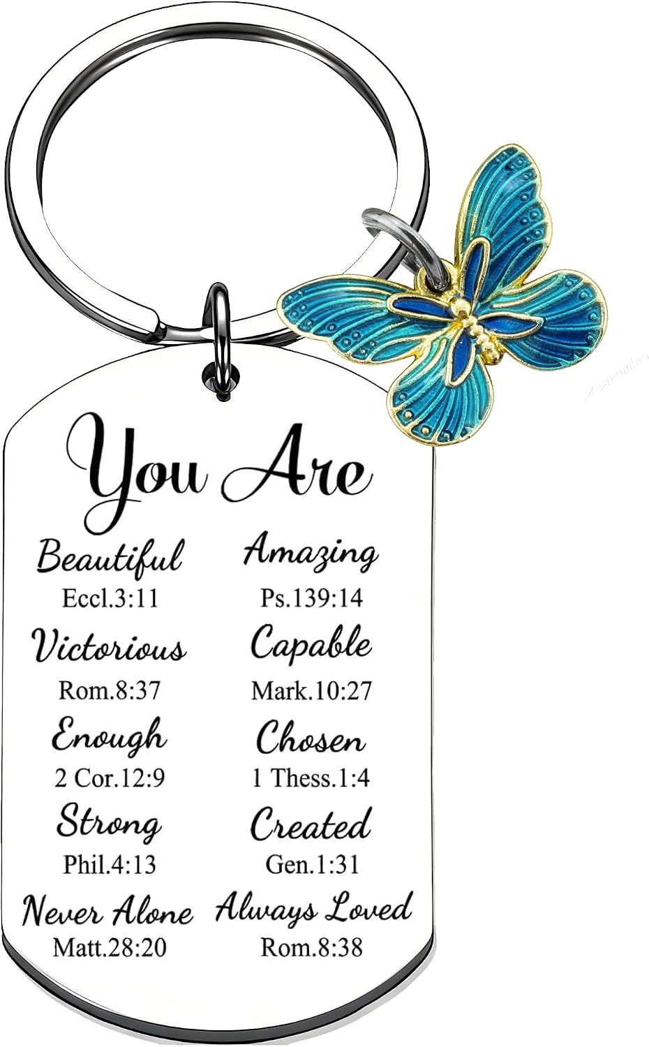 Cute Christian Keychains For Women Mom Daughter,Religious Bible Verse Christian Gifts For Women Bible Accessories