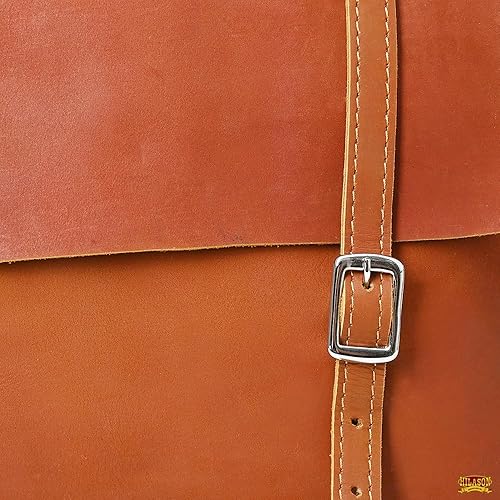 Miniatura 9 de HILASON Sillín de caballo de cuero para sendero