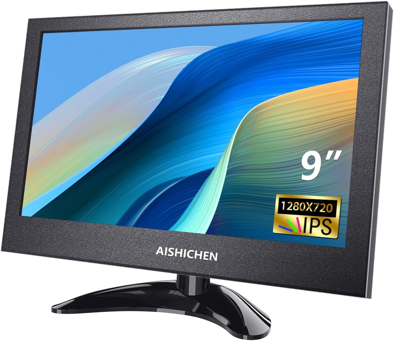 9 Inch Small Monitor Built-in Speakers, Mini Monitor...