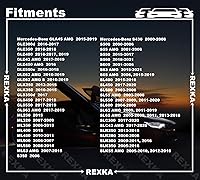 Vista 4 de Rexka 15 clips de panel de moldura de puerta compatibles con Mercedes E, SL y SLK Class (W202, W203, W211)