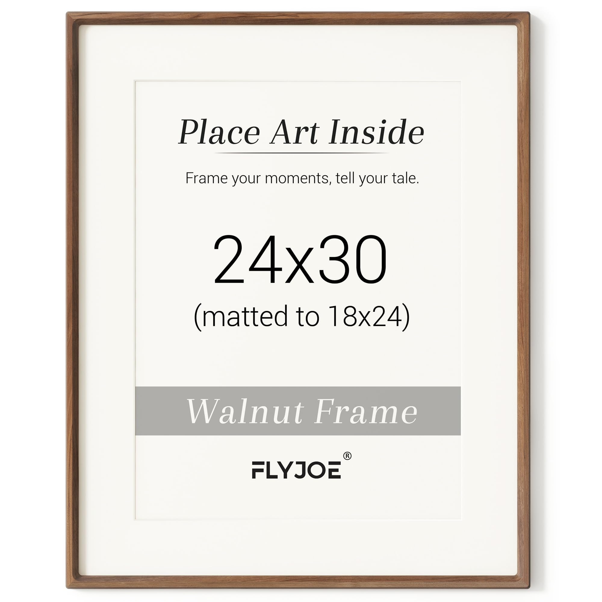 Flyjoe Natural Walnut Frame