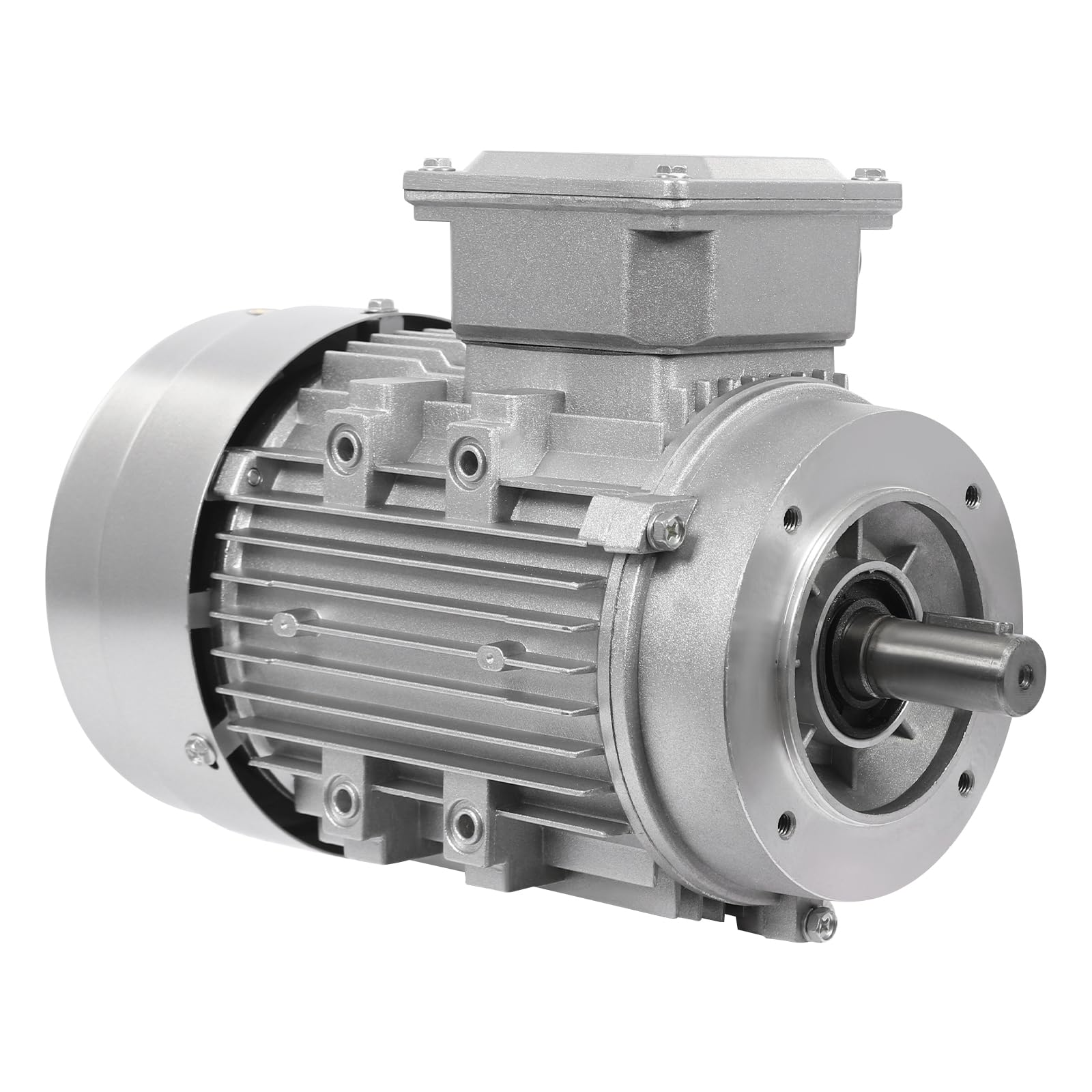 Motor asíncrono de corriente trifásica, 0,75 kW, 1400 rpm, 230/400 V, 3,13/1,8 A, motor eléctrico, S1, diámetro del eje de 19 mm para compresor de bomba y máquinas herramientas