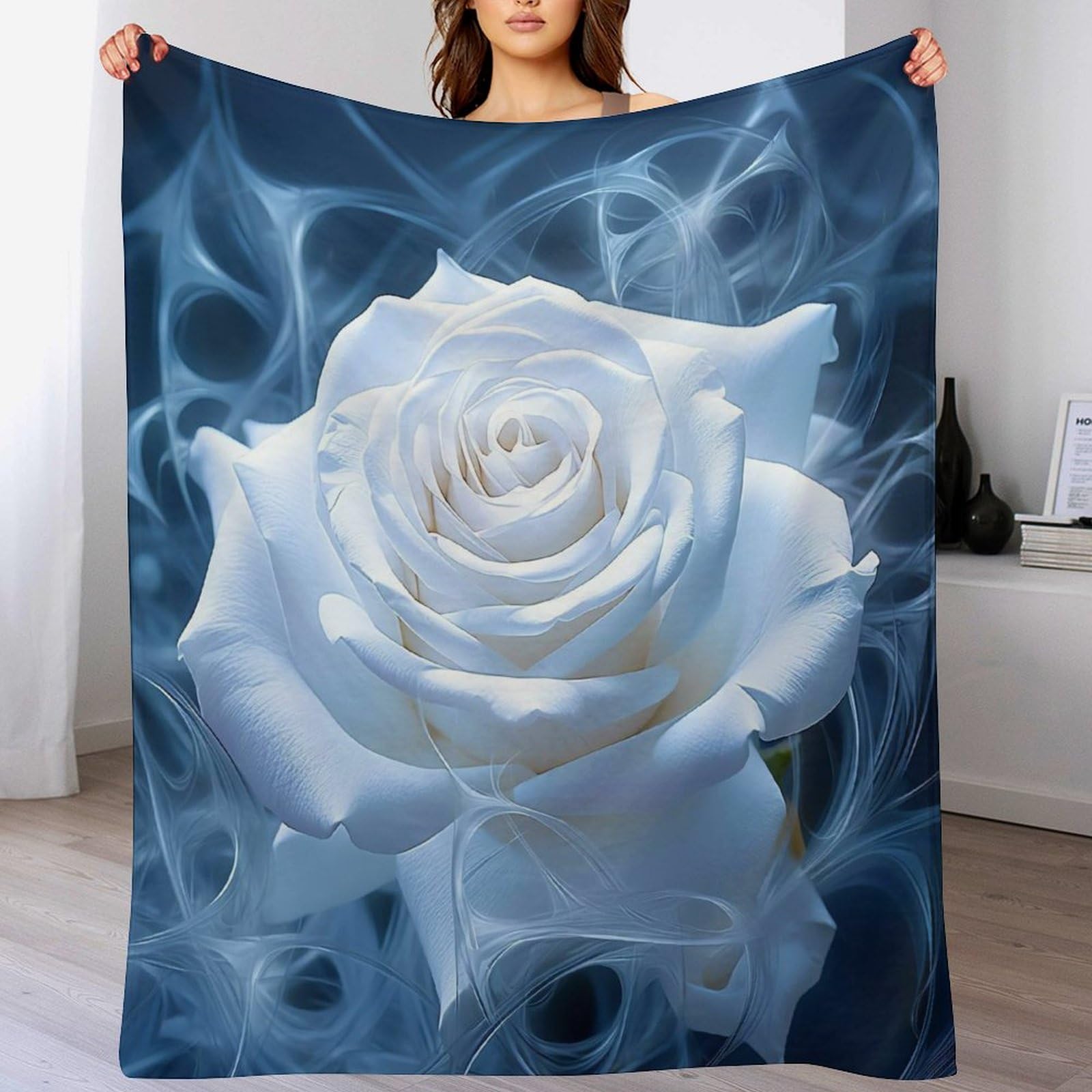 Couverture flannel rose 180x200cm haut de gamme en microfibre ultra douce