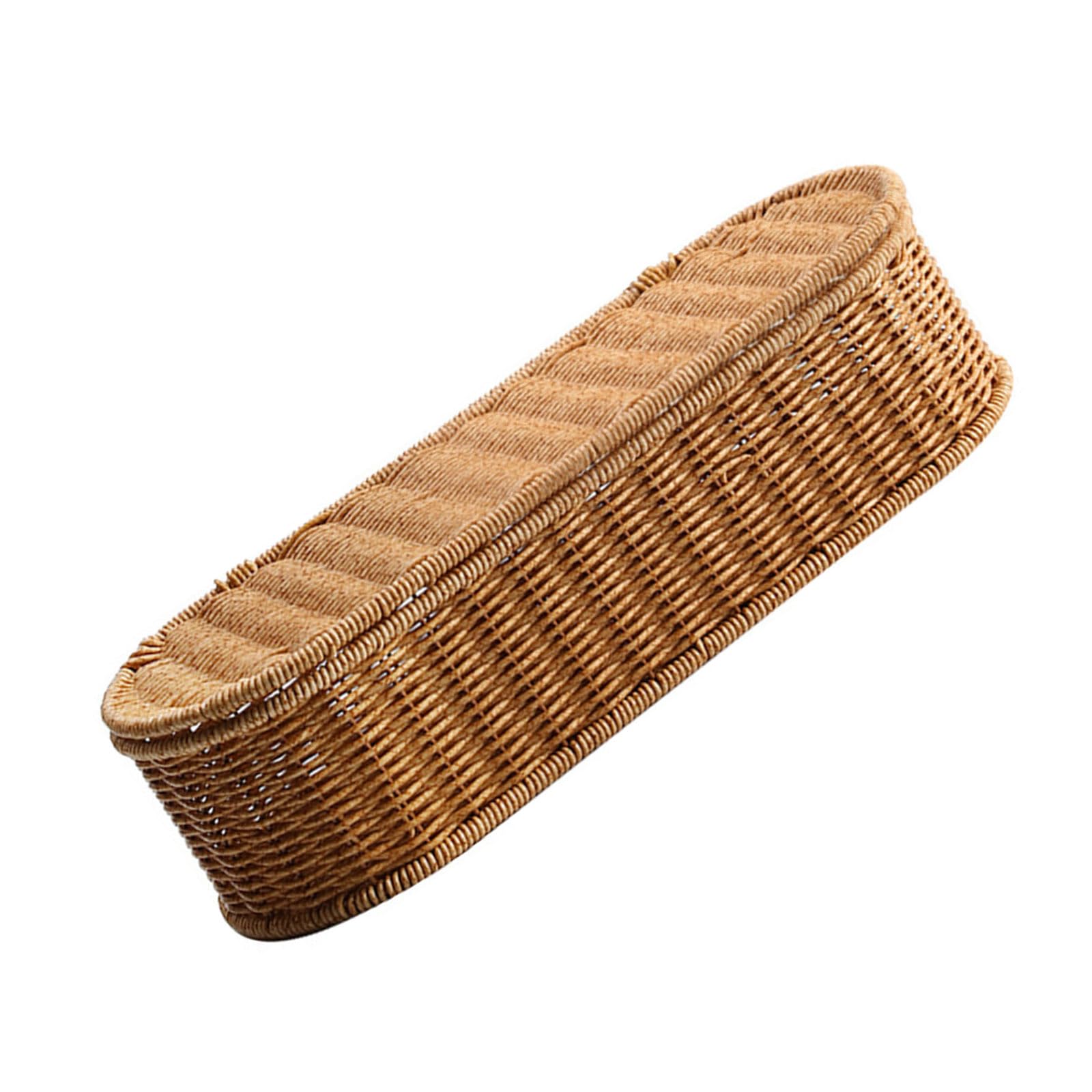 Jazuaiao Handcraft Rattan Storage Basket Designs for Cabinets Adds Elegant Elegant to Any Room Solution Bathroom Basket