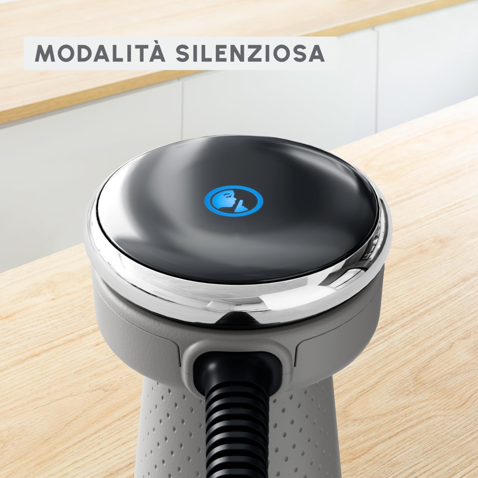 Moulinex Quickchef+, Frullatore a Immersione, Tecnologia con Lame Powelix, 1000 W, Modalità Silenziosa, 20 Velocità, Modalità Turbo, DD673B