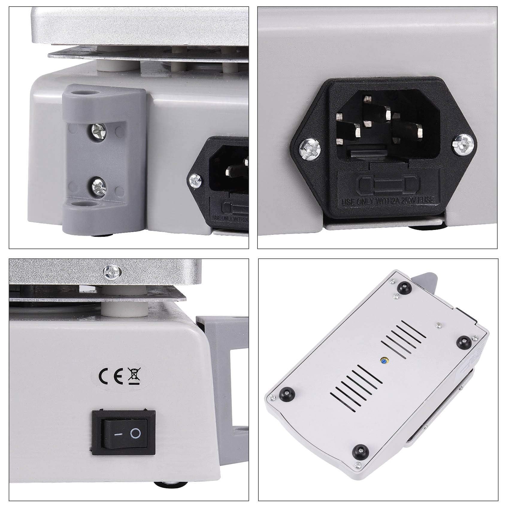 Amazon | ホットスターラー 磁気攪拌機 加熱300℃ 100～1600 rpm 無段階