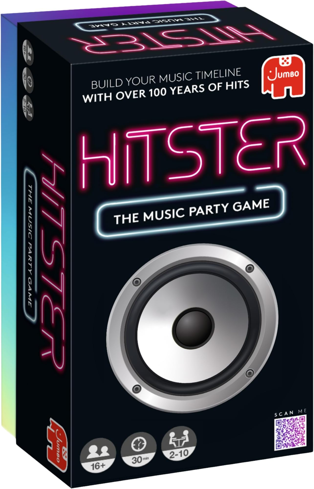 Hitster - The Ultimate Music Party Board Game, Quiz & Card Game for Adults | 300+ Iconic Hits - Friends & Family Timeline Trivia Game for Parties, Dates & Games Nights - 2 to 10 Players, Age 16 + (UK)