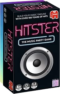 Jumbo Hitster - The Music Fun Party Quiz Card Game, 2-10 Players, 300+ Iconic Music Hits
