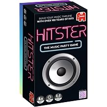 Jumbo Hitster - The Music Fun Party Quiz Card Game, 2-10 Players - 300 Plus Iconic Music Hits - Great for Adult and Family Game Night