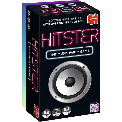 Hitster - The Ultimate Music Party Board Game, Quiz & Card Game for Adults