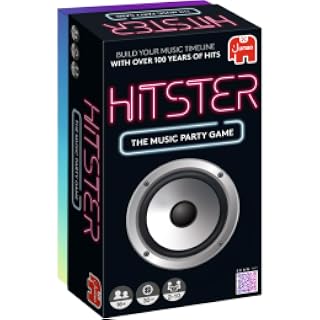 Jumbo Hitster - Juego de cartas The Music Fun Party Quiz, 2 a 10 jugadores, más de 300 éxitos musicales icónicos, ideal para adultos y noches de juegos familiares