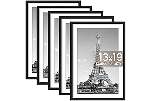 upsimple Picture Frame, 5-Pack 13x19 Black Gallery Wall Photo Frames