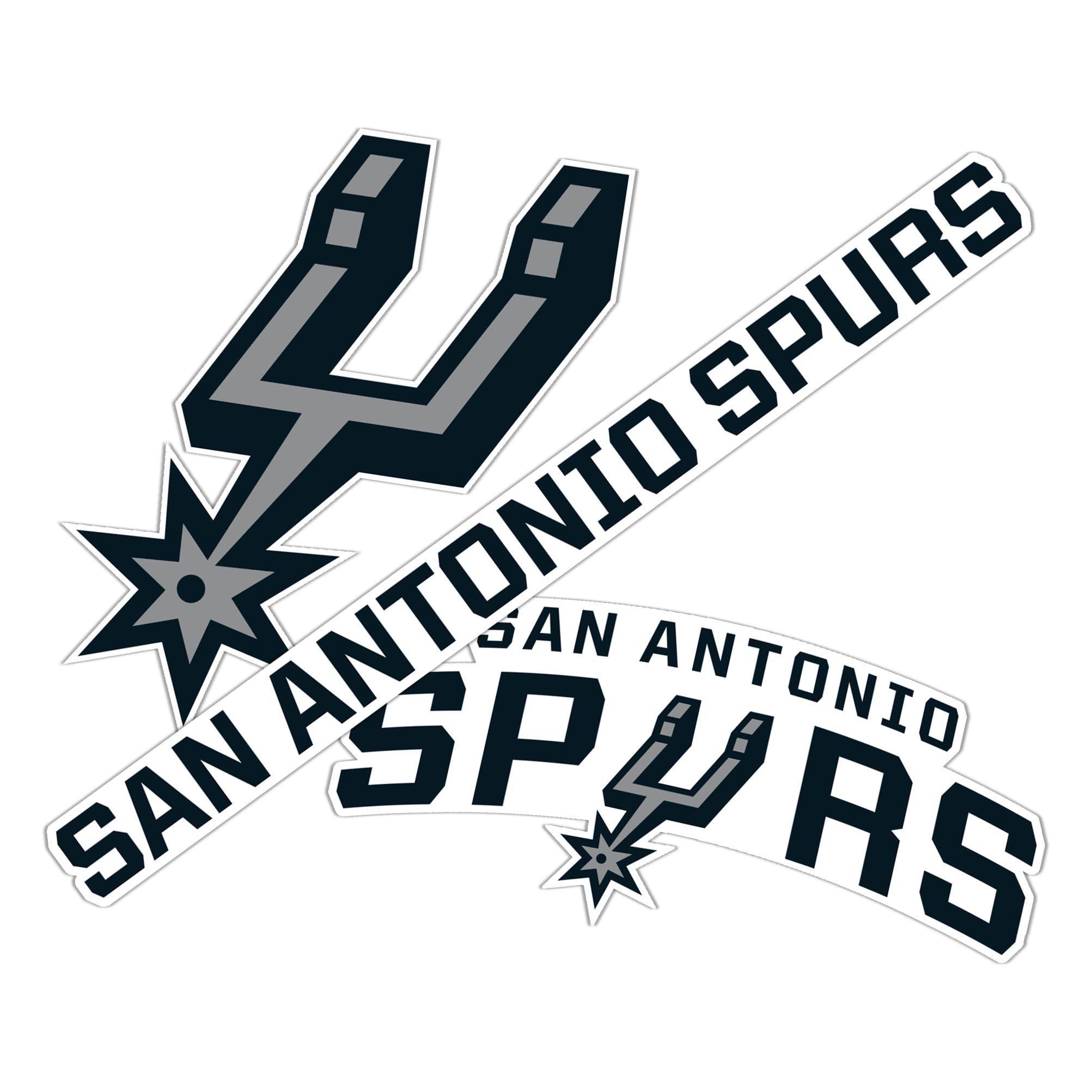 Autocollant San Antonio Spurs en vinyle pour masquer les rayures d'un ordinateur