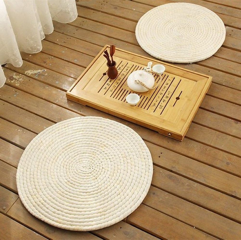 ☆天然素材 円座 5枚 直径44cm 厚さ2.5cm 茶道具 露地道具