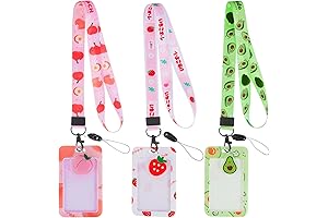 Lanterned Lanyard: A Triple Treat of Strawberry, Peach, and Avocado Cutie Charms