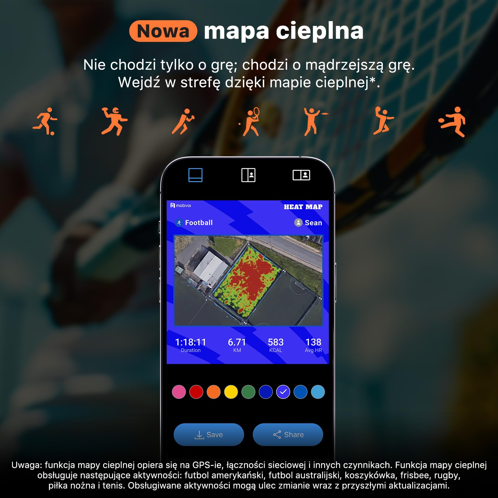 TicWatch Atlas Smartwatch dla mężczyzn Android Wear OS Smart Watch Outdoor Bateria 90 godzin 110+ trybów ćwiczeń Mapa cieplna Wykrywanie upadków Monitor zdrowia i kondycji 5ATM GPS Kompas (Czarny)