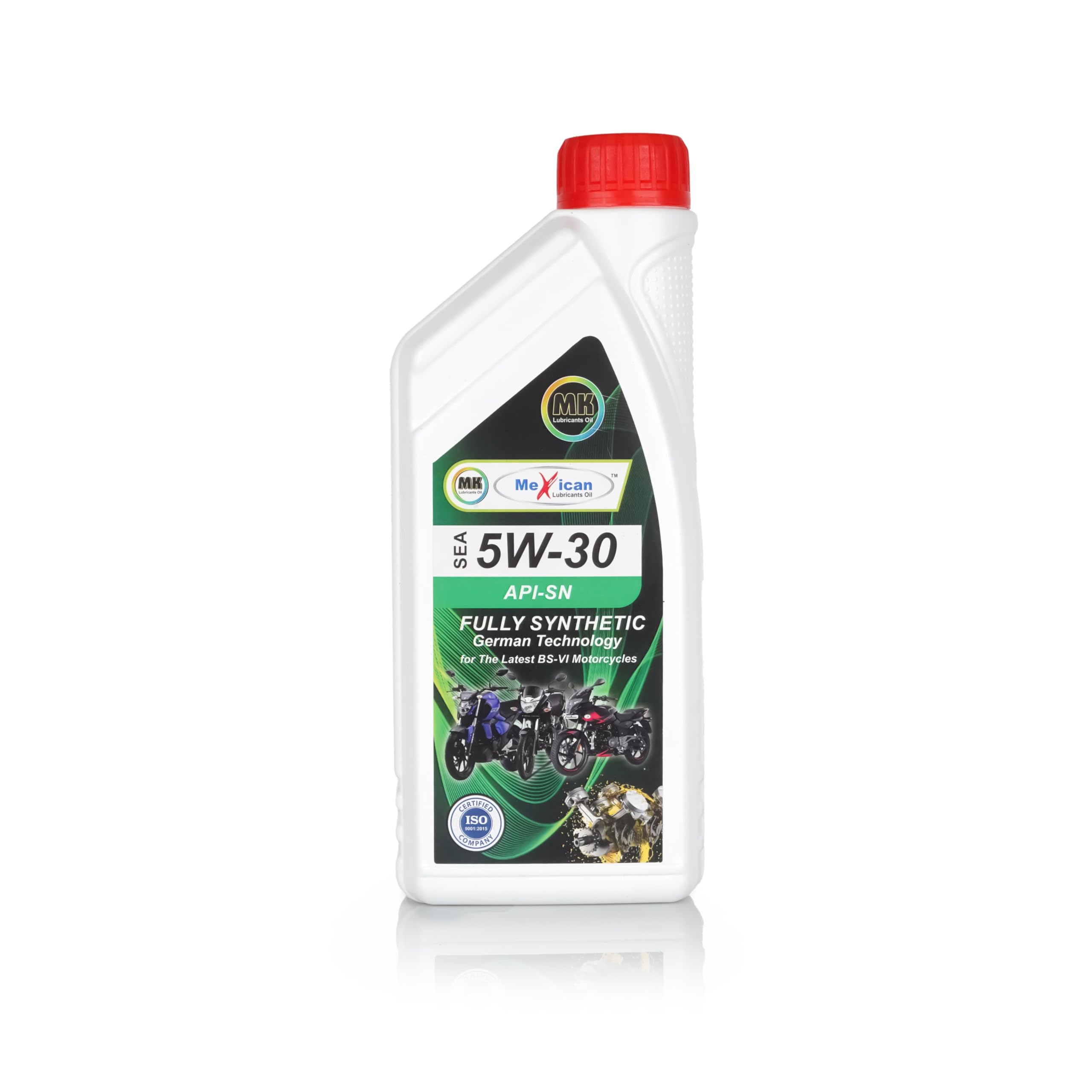 SAE 5W-30 Fully Synthetic Engine Oil | API-SN | 1 Litre | For BS6 / BS-VI Motorcycles | Advanced Wear Protection & Improved Fuel Efficiency-image-22