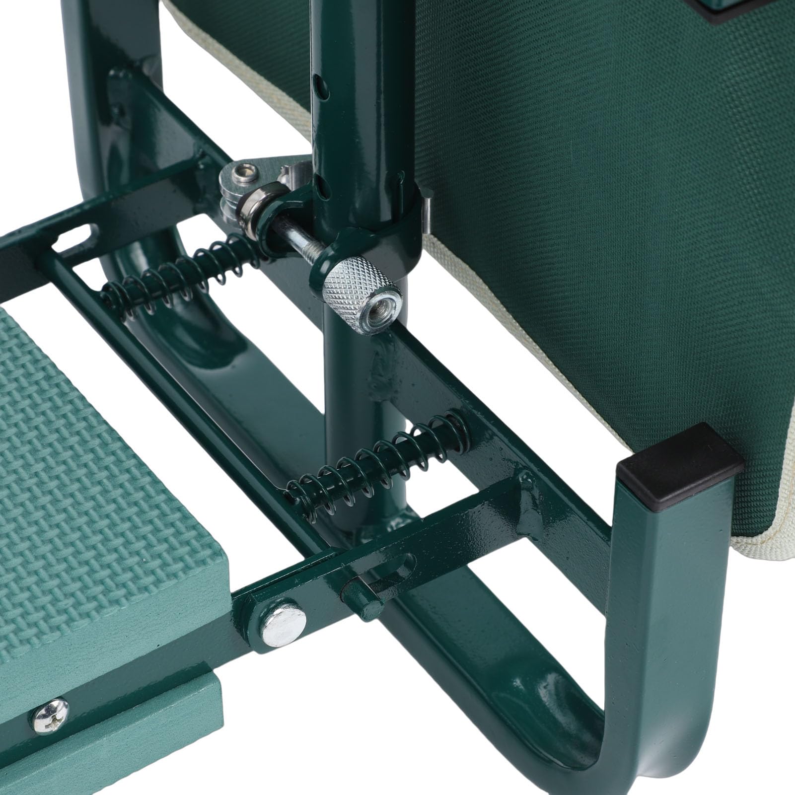 Sedile Inginocchiatoio da Giardino con Borse per Attrezzi, Sgabello da Giardino Pieghevole per Inginocchiarsi e Sedersi, Sgabello da Ad Altezza Regolabile per Piantare (GREEN)