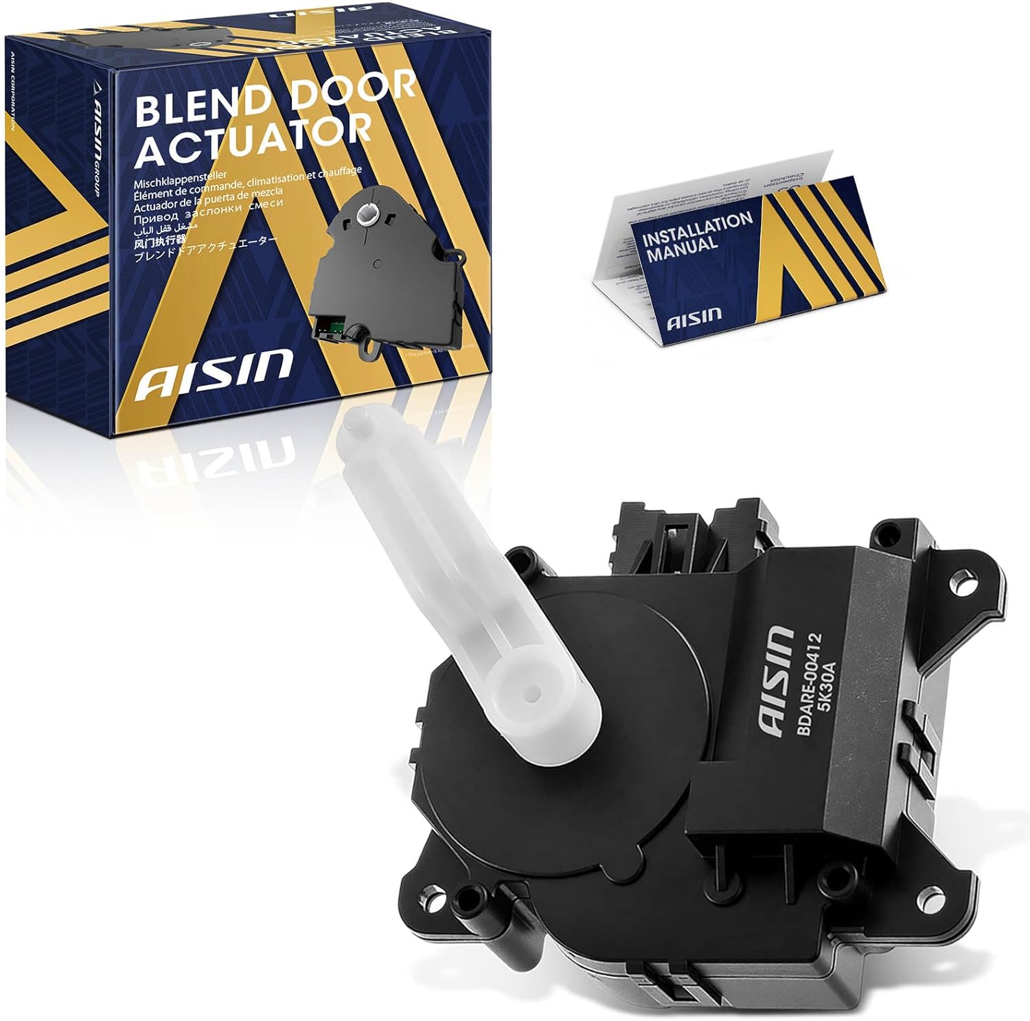 AISIN AFTERMARKET BDARE-00412 Main HVAC Blend Door Actuator - Compatible with Lexus RX300 1999-2003 - Temperature