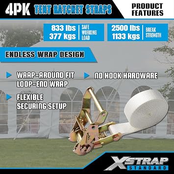 XSTRAP STANDARD 4PK 1