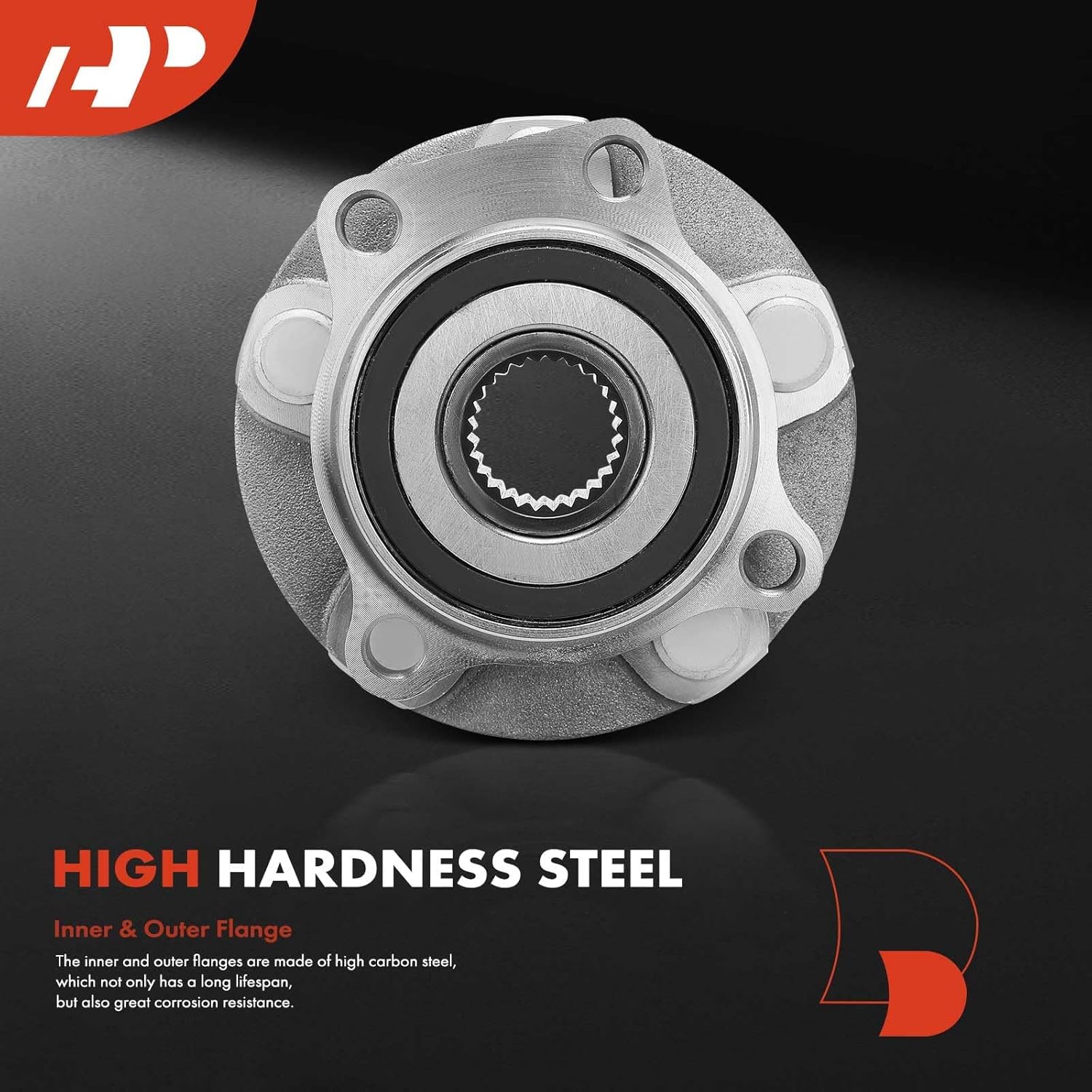 A-Premium Front Wheel Bearing and Hub Assembly with 5-Lug Compatible with Subaru Forester 2014-2018, Impreza 2014-2019, Crosstrek 2016-2021, XV Crosstrek 2014-2015 - Image 4