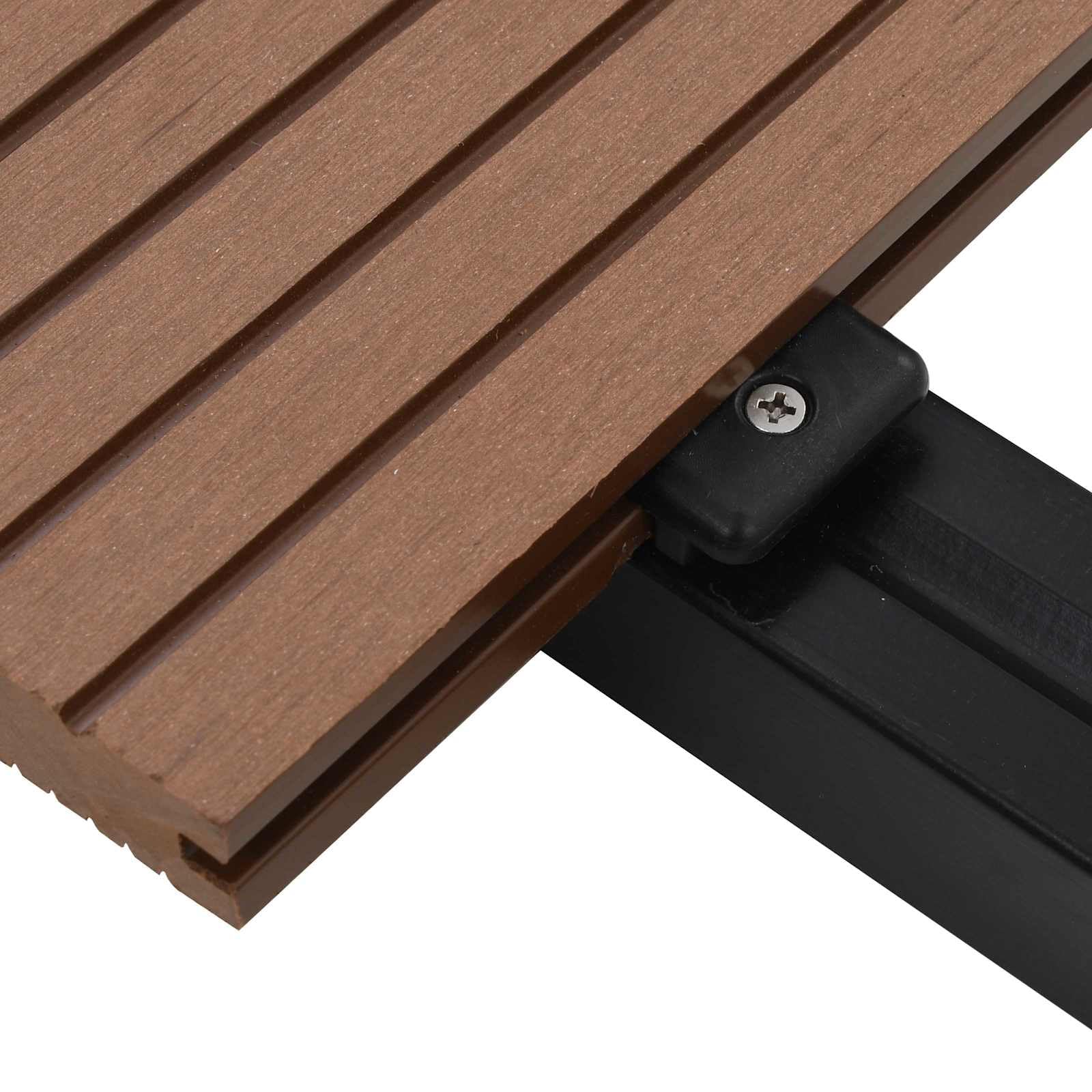 vidaXL Terrassendiele 6 stk. Hellbraun WPC