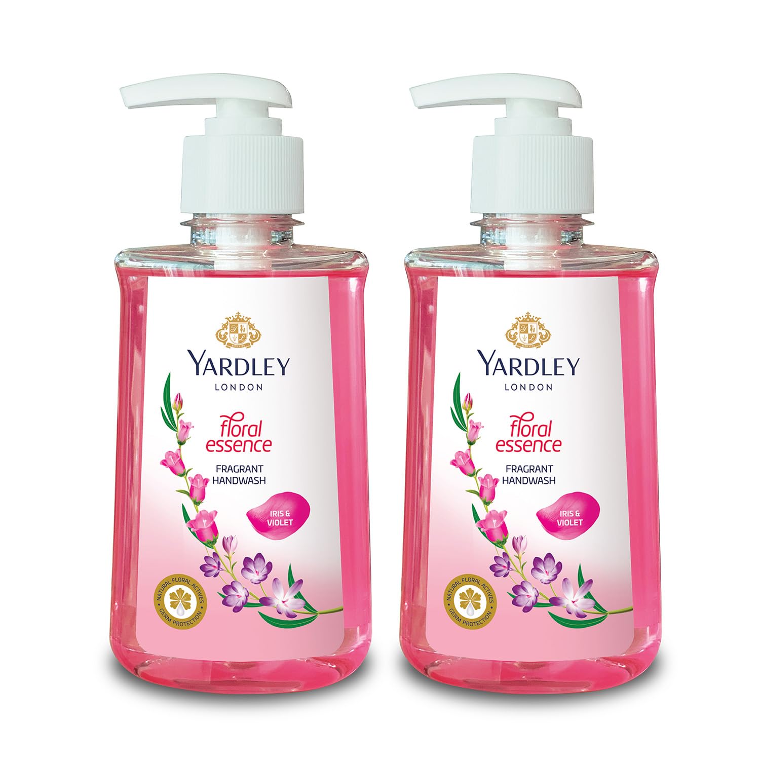 Yardley London Floral Essence Iris & Violet Fragrant Handwash 200ml+200ml-image-42