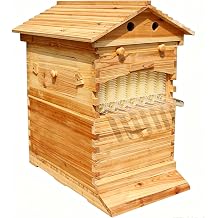 Self-Flowing Honey Beehive Starter Kit, Wooden Auto Flow Hive with Flow