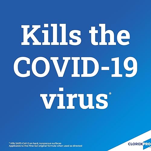 Miniatura 7 de CloroxPro Pine-Sol Limpiador multisuperficie, limpieza Clorox, limpieza sanitaria y limpieza industrial, pino original, 60 onzas cada uno (paquete