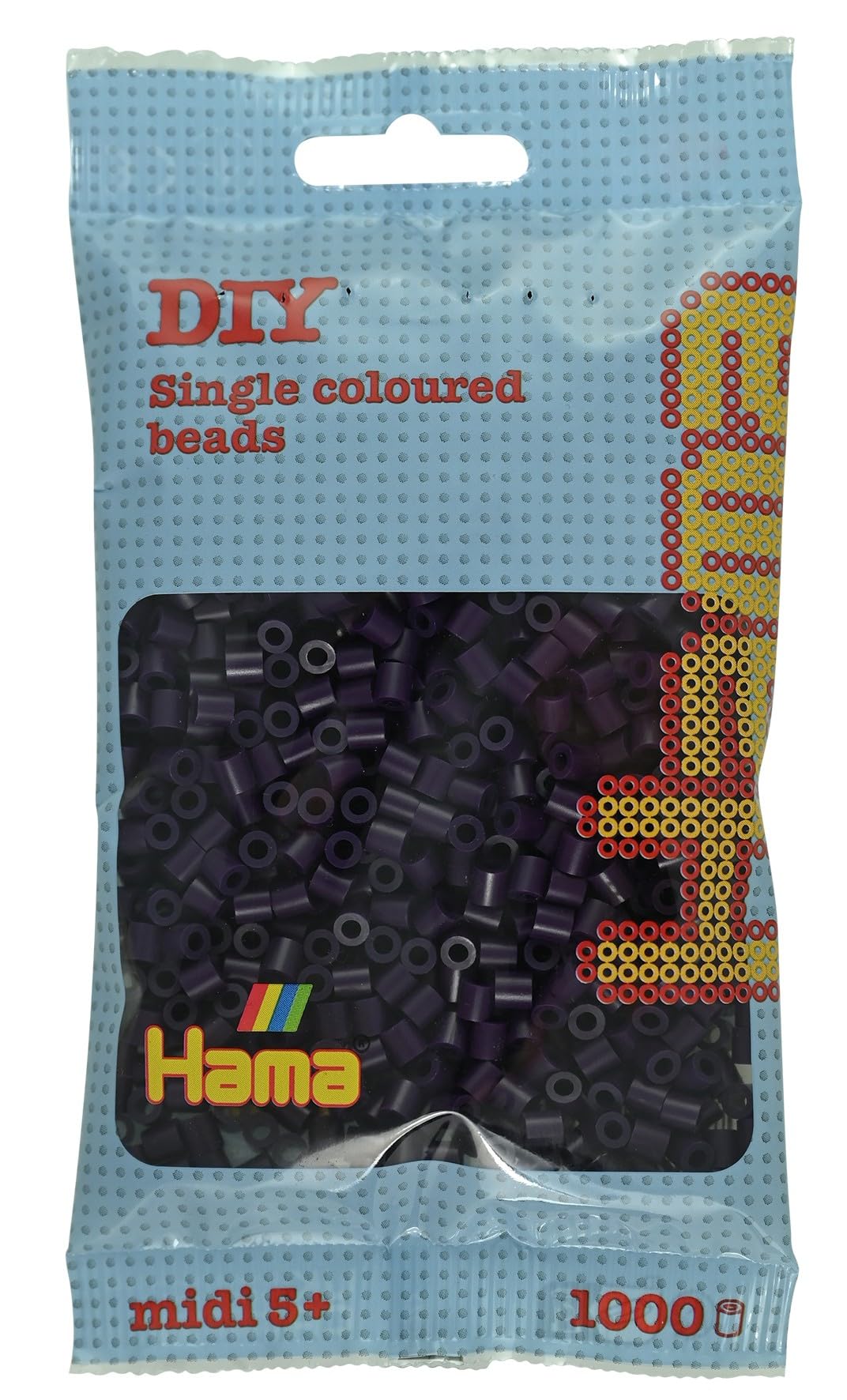 HAMA Bolsa de perlas | Aprox. 1000 cuentas midi fusibles para manualidades y mosaicos | Perlas de fusión para niños creativos 5+ | Juego de arte y decoración | Light Blue — view 52