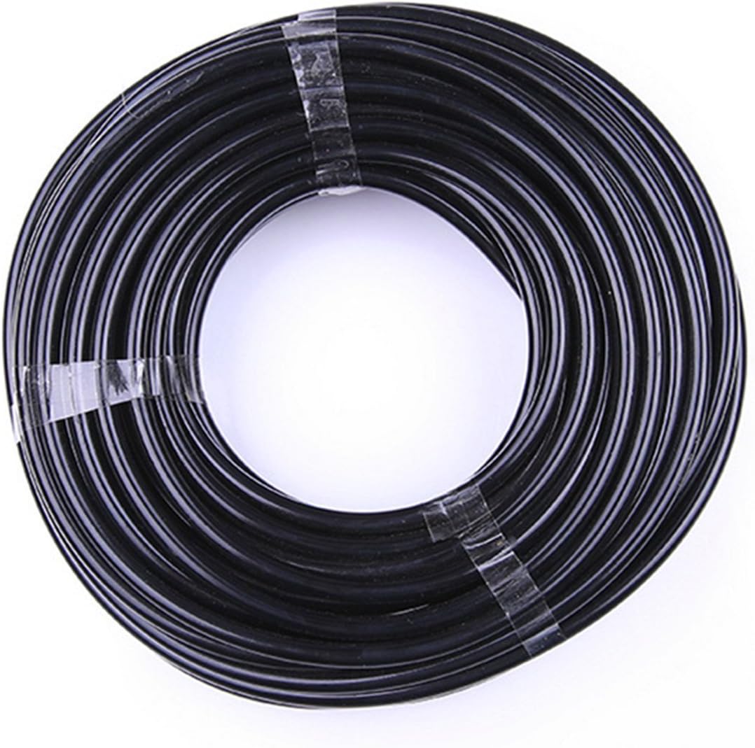 E002 Drip Irrigation 1/4" Blank Distribution Tubing Drip Watering Hose (1/4", 50FT)