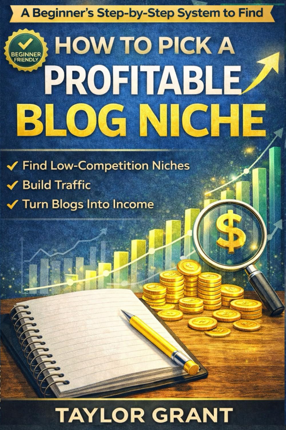 How to Pick a Profitable Blog Niche: A Beginner’s Step-by-Step System to Find Low-Competition Niches, Build Traffic, and Turn Blogs Into Income (Follow Me)