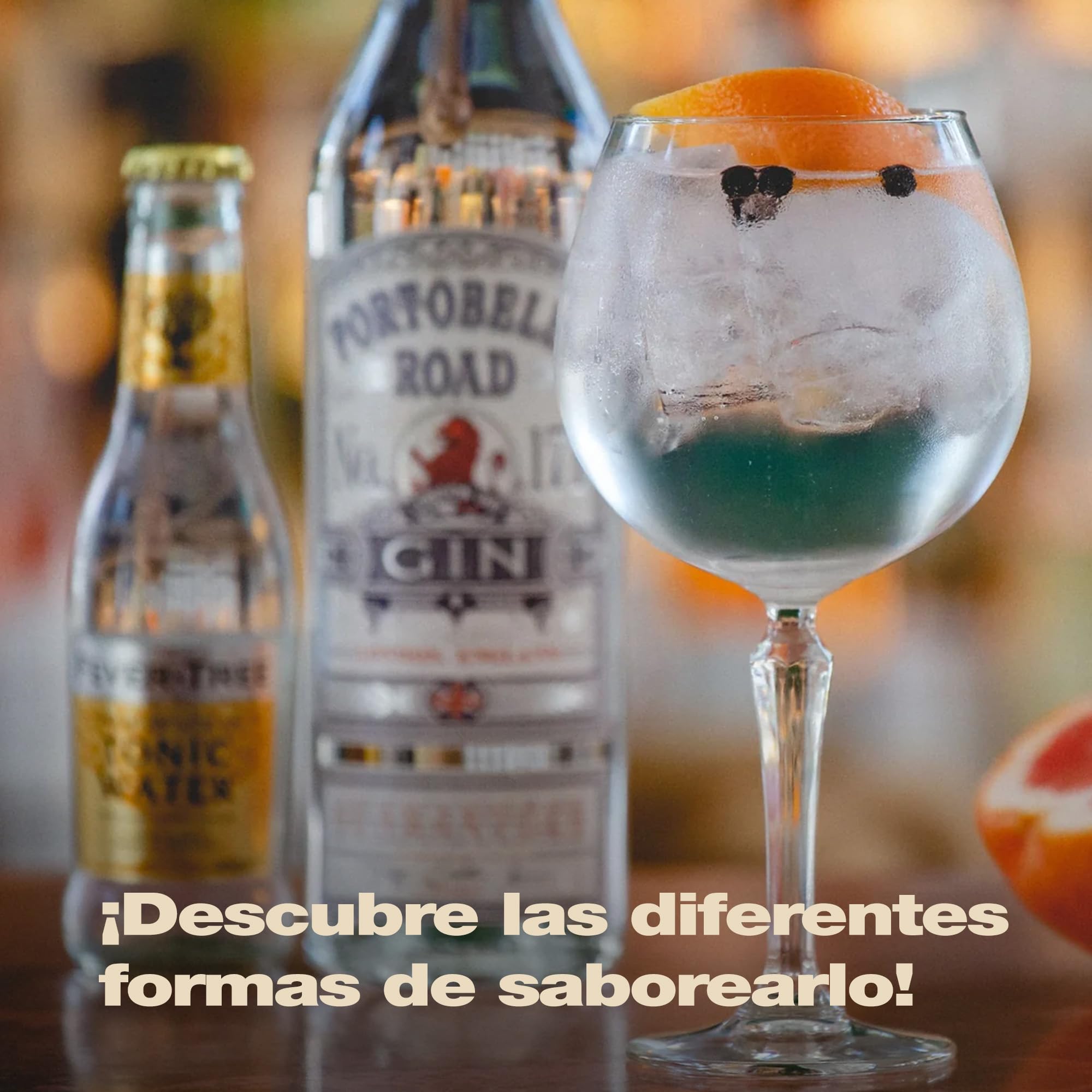 Ginebra Portobello Road No. 171 – Destilación Artesanal con 9 Botánicos – 70 ml – Ginebra Clásica con Perfil Cítrico y Especiado – 42% Vol
