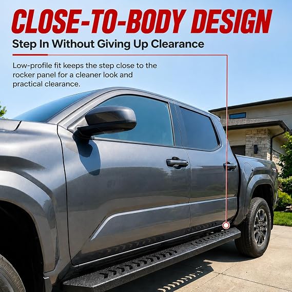 Running Boards Fit for Toyota Tacoma Double Cab 2024 2025 2026