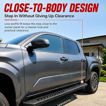 Running Boards Fit for Toyota Tacoma Double Cab 2024 2025 2026