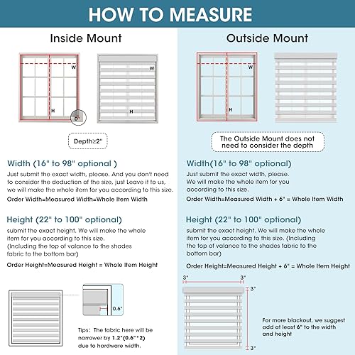 Miniatura 4 de SmartWings Persianas motorizadas de cebra, compatibles con HomeKit, Alexa, SmartThings, Google, persianas enrollables inalámbricas con control