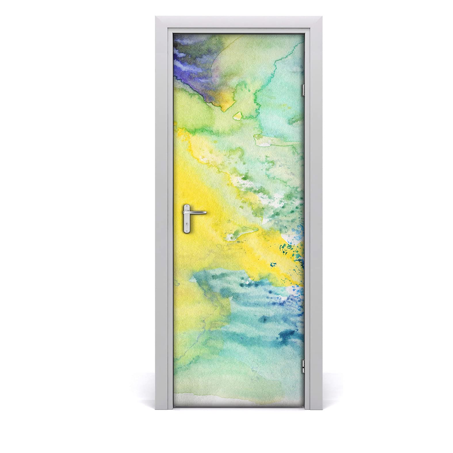 Etiqueta de la puerta DIY 85x200 cm Coloray vinilo autoadhesivo impermeable pastel