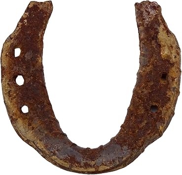 Rusty Rustic Metal Iron Used Horse Shoe Good Luck Charm Horseshoe Vastu