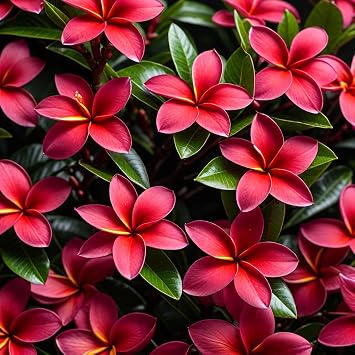 Red Hawaiian Plumeria Cuttings 4 Pk 11-Inch Unrooted Stem from Big Island Hawaii Easy to Root, Fragrant Tropical Blooms for Gardens, Patios & Gifts