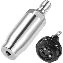 RIDGE WASHER Bas n l  Y kama i in Turbo Nozul, Bas n l  Y kama Nozulu, 1/4 '' H zl  Ba lant l  6's  1 Arada H zl  De i tirme