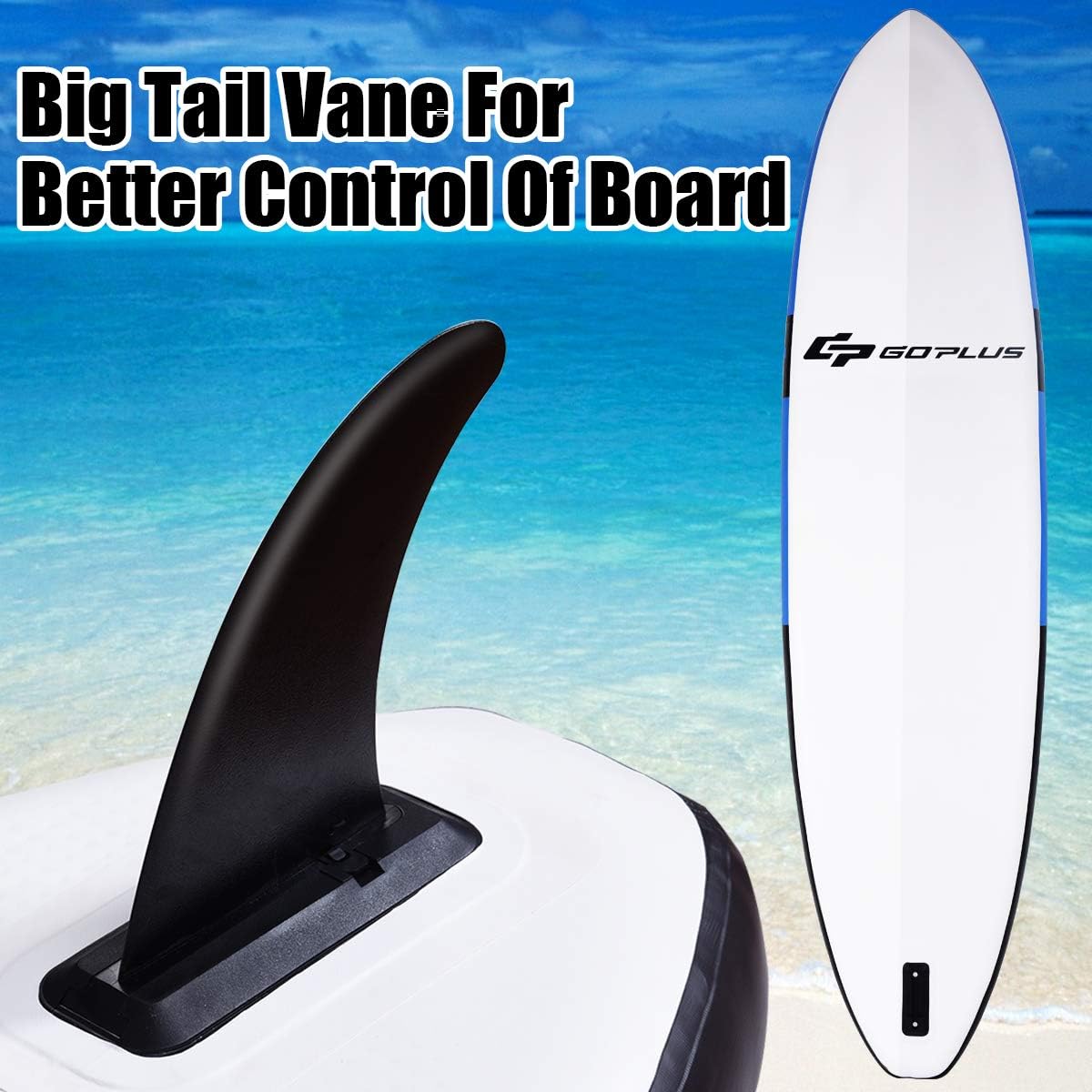 Inflatable Stand up Paddle Board, 10.5’ x 31” x 6” Light Weight SUP for All Skill Levels with Non-Slip Deck, Adjustable Pedal, Pump, Backpack, Repair Kit, Fin, Standing Boat for Youth & Adult
