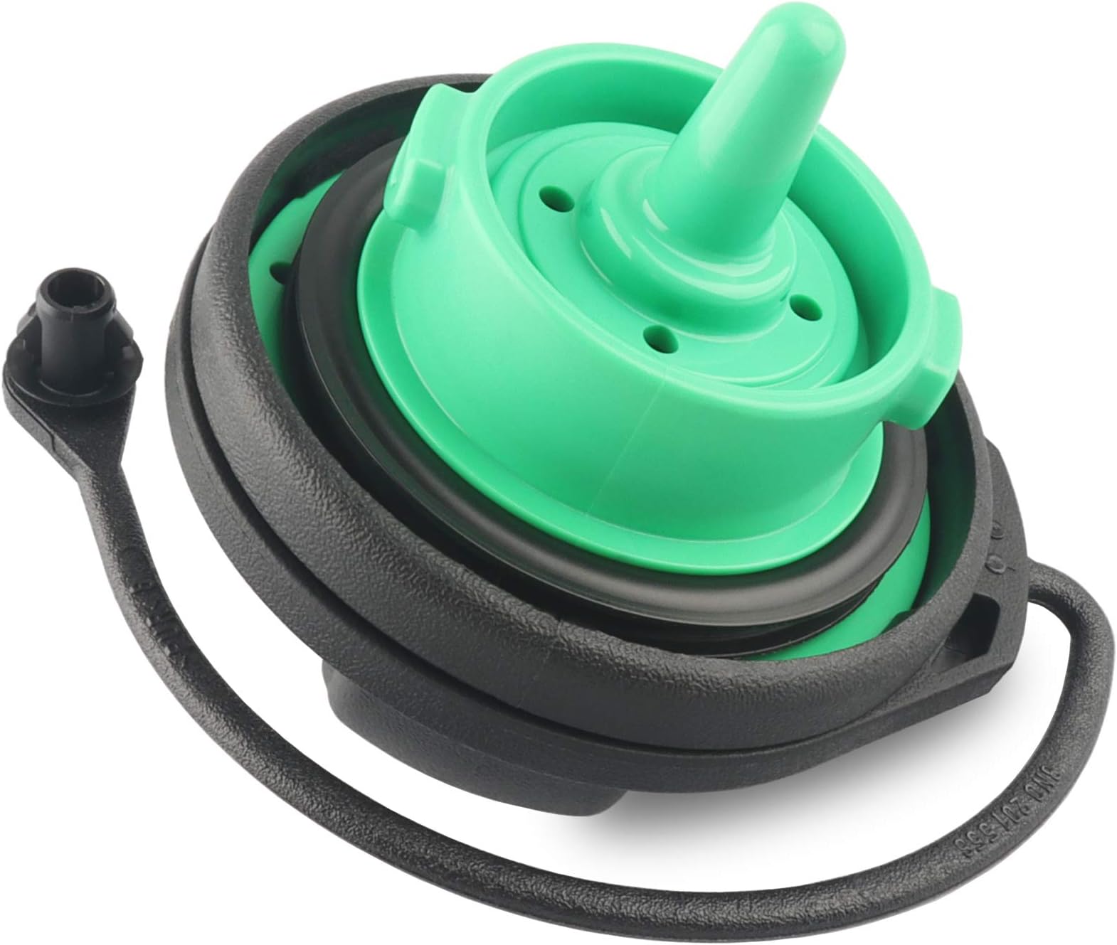 Gas Cap, Fuel Cap with Retaining Strap Replace 8K0201550N, 8K0-201-550-N, 8K0 201 550 N Compatible with Audi - A4, A4 Quattro, A5, A5 Quattro, A8 Quattro, Q5, RS5, S4, S5, S8, SQ5, allroad