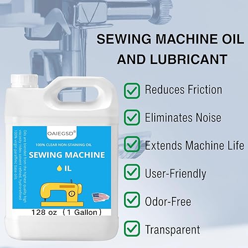 Vista 17 de Kit de aceite y limpieza para máquina de coser de luz fina de 1 oz, incluye aplicador de punta de aguja y cepillo de doble extremo, aceite