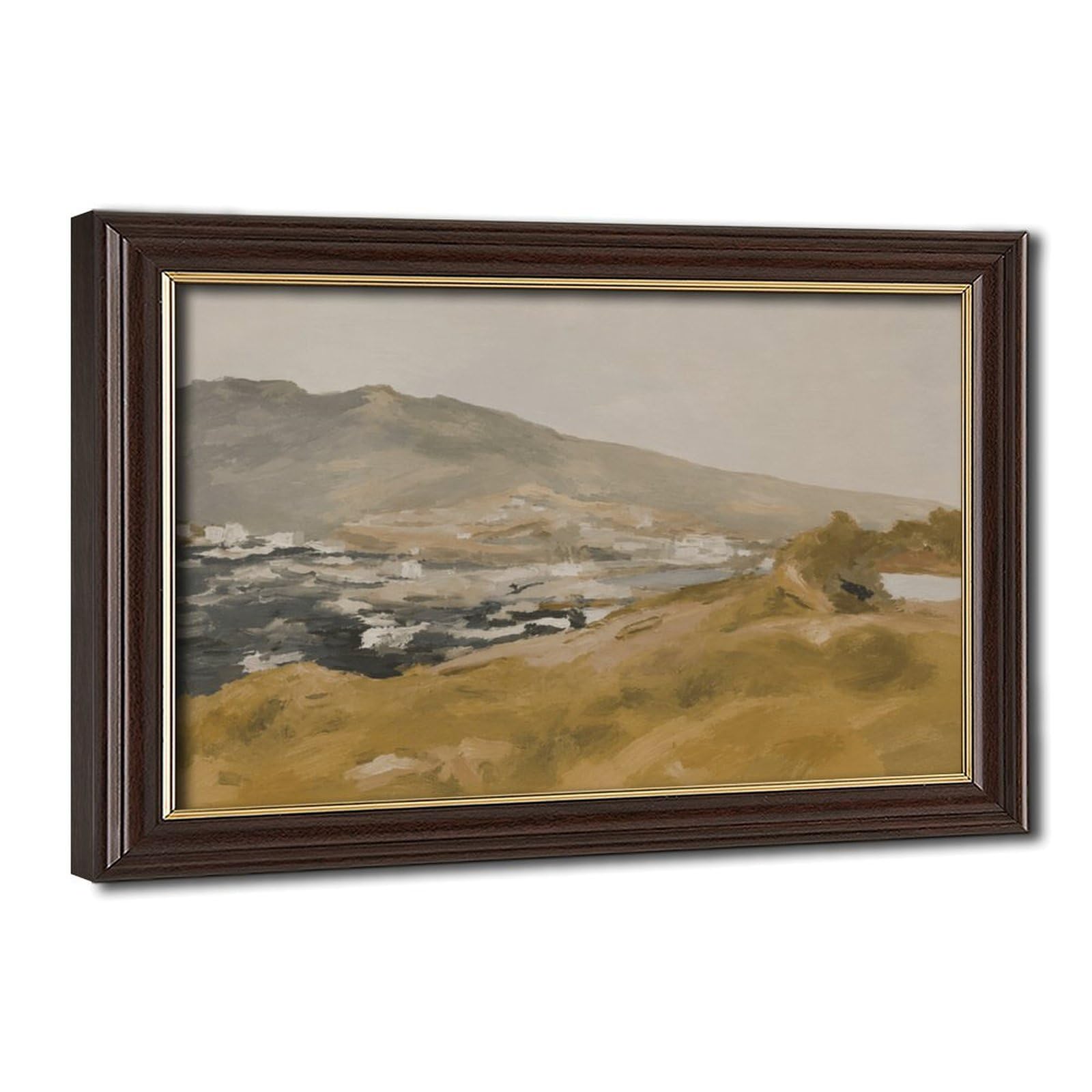 AYINUER Coastal Serenity Landscape Canvas Poster for Home Decor Gift