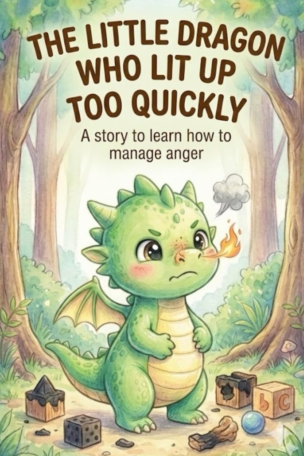 The Little Dragon Who Lit Up Too Quickly: An Illustrated Story to Help Kids Ages 3-8 Manage Anger and Big Emotions Using Breathing Techniques.