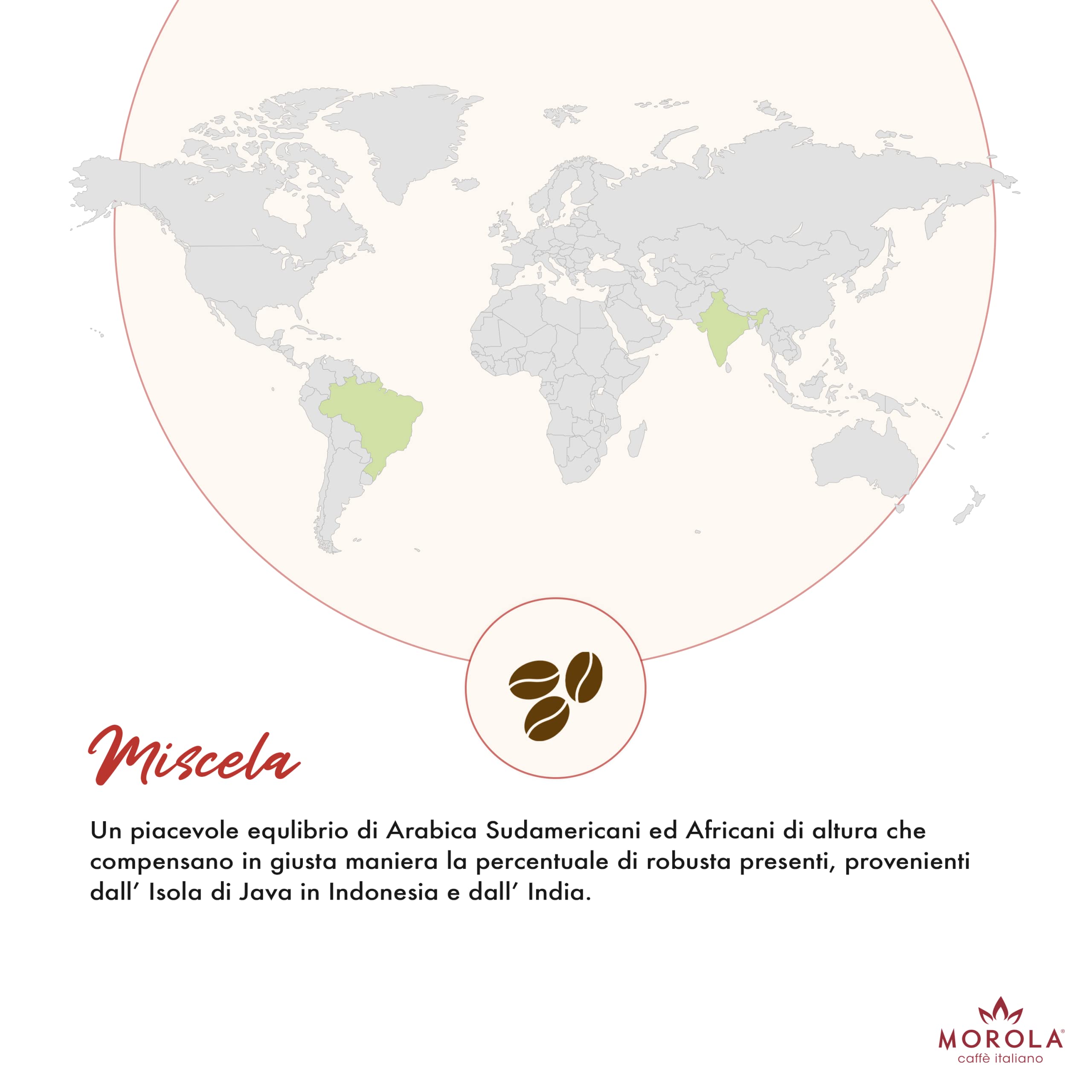Morola Caffè Italiano - Caffè in Cialde Gusto Classico - Confezione Cialde ESE44 Biodegradabili - Miscela Composta da 50% di Arabica e 50% di Robusta (150 Cialde)