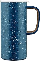 Ello Campy 18oz Vacuum Insulated Stainless Steel Travel Mug with Leak-Proof Slider Lid & Handle - Hot 5Hrs/Cold 20Hrs, BPA-Free